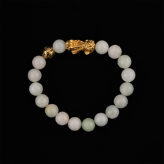 Burma Jade 8mm Beads | Mini Pixiu Bracelet