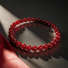 Red Carnelian Crystal Bracelet