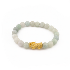 Burma Jade 8mm Beads | Mini Pixiu Bracelet