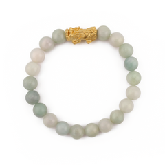 Burma Jade 8mm Beads | Mini Pixiu Bracelet