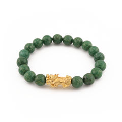 Limited Edition African Jade | Mini Pixiu Bracelet - 8mm