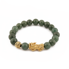 Mini Abundance Charm | Pixiu Jade Bracelet