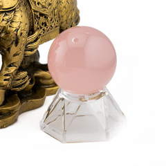 Rose Quartz Crystal Ball