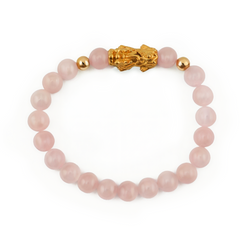 Blessing Charm | Rose Quartz Pixiu Bracelet