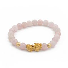 Blessing Charm | Rose Quartz Pixiu Bracelet