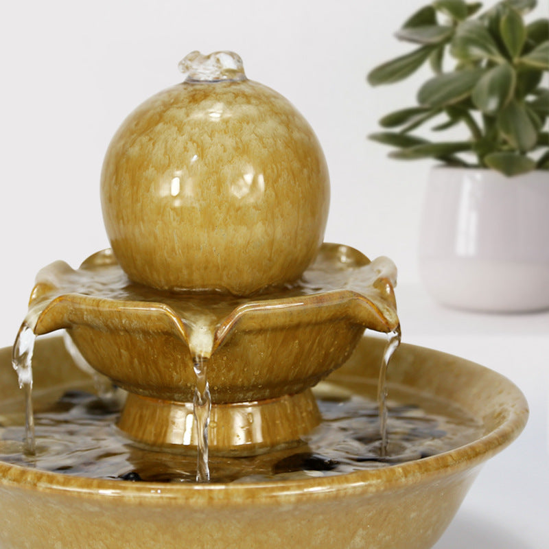 Beige Jade Water Fountain