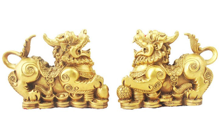 Brass Pixiu - Pair