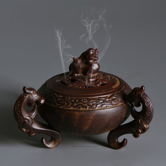 Brown Incense Burner