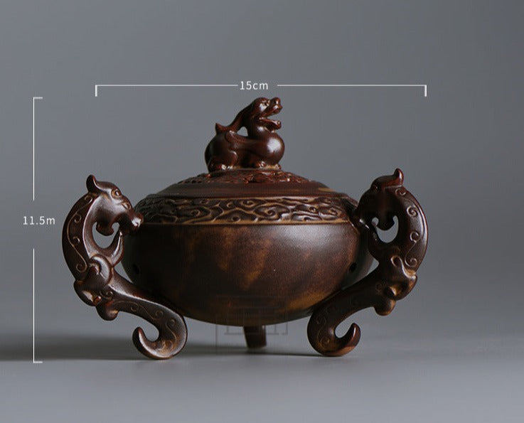 Brown Incense Burner