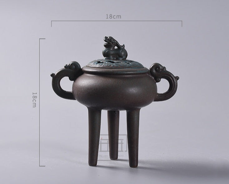 High-footed Three-legged Incense Burner Ornament