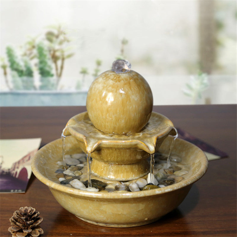 Beige Jade Water Fountain