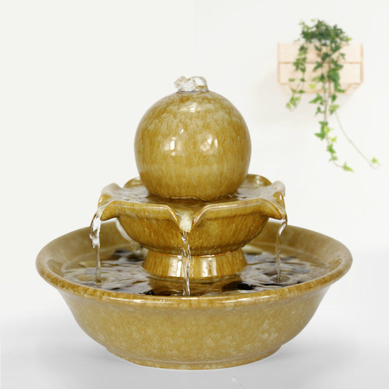 Beige Jade Water Fountain